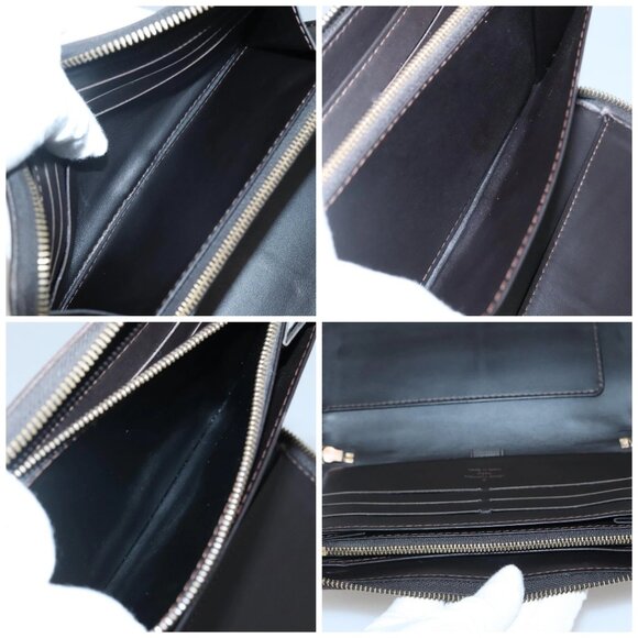 LOUIS VUITTON Utah Zippy Organizer Long Wallet Brown M97025 LV Auth 135015 - Picture 15 of 16